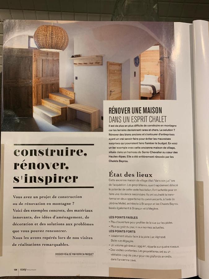 סן-שפרה Le Gabion, Luxueux Appartement Avec Sauna, Serre Chevalier Vallee מראה חיצוני תמונה